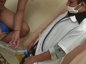 Asian twink's intimate peeing session caught on camera