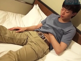A youthful and enthusiastic Japanese college student pleasures herself and reaches orgasm