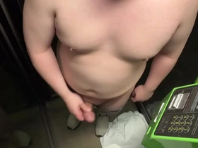 Japanese teen's public masturbation leads to unexpected cumshot
