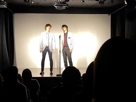 Gay Japanese porn: Jessica gives a sensual handjob to a big cock