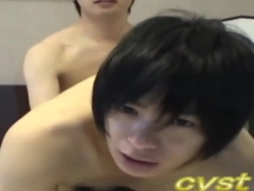 Asian twinks engage in rough sex with toys and fetish play