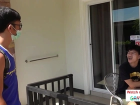 A twink's wild encounter with a hunk at a resort in Asia