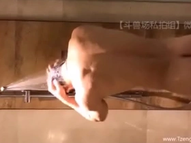 Young gay man masturbates alone