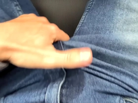 Dripping on denim: A solo experiment gone wet