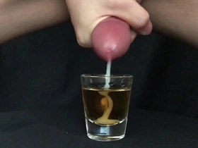 Solo boy’s steamy whiskey shot with a twist of pleasure