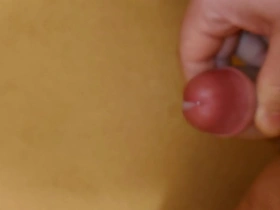 Japanese gay masturbates on the first day of the year and has a great climax.