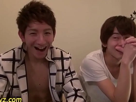 Gay asian twink jizzes