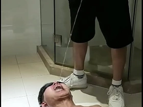 Asian piss spit